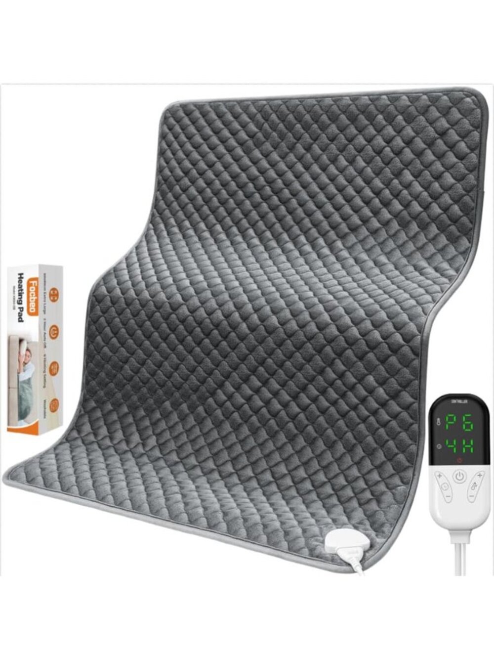 Heating Pad Electric Heat Therapy Pain Relief Warm Compress Back Neck Body